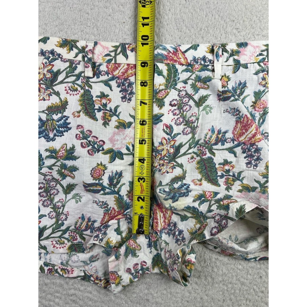 Madewell Chino Shorts Womens 8 Multicolor Floral Print Cotton 02275‎ Summer - Picture 9 of 12